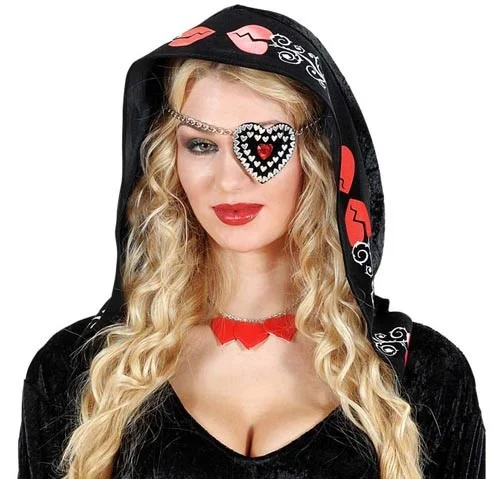 Benda Pirata Cuore Borchie - immagine 2