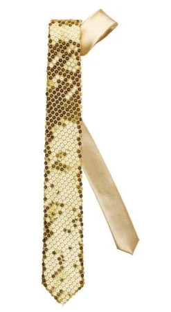 Cravatta Paillette Oro