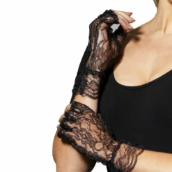 Guanti In Pizzo Senza Dita