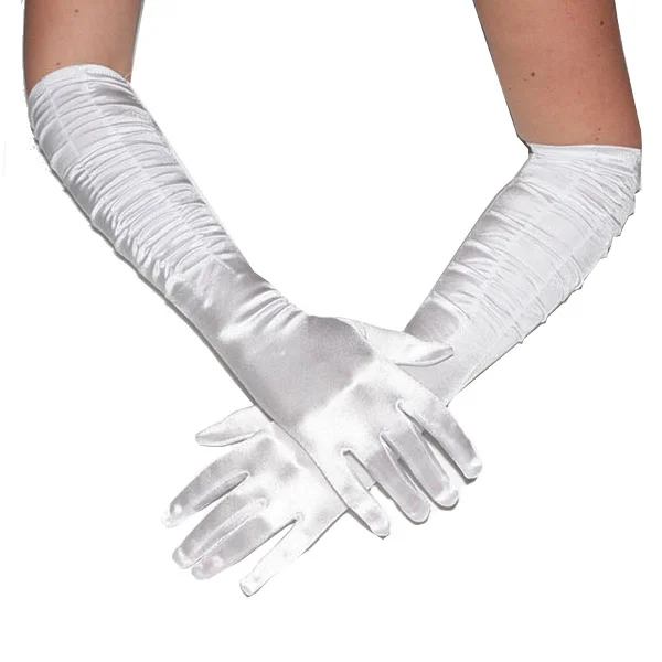 Guanti In Lycra Drappeggiati