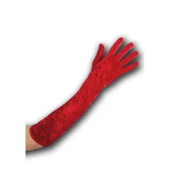 Guanti In Ciniglia Bordeaux