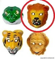 Maschera Animale - Leone