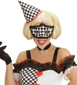 Maschera Pierrot Scacchi