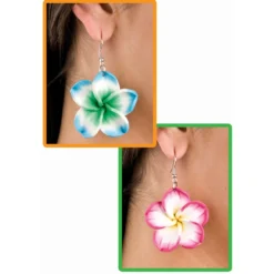 Orecchini Con Fiore (2 Colori)