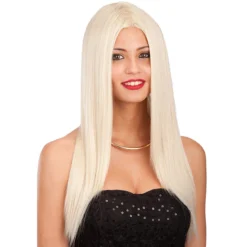 Parrucca Liscia Bionda Alta Qualità