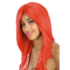 Parrucca Liscia Rossa